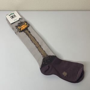 Sock It To Me Knee High Ostrich Socks Women’s Sz 5-10, Men’s 3.5-8.5